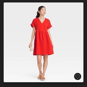 Universal thread short sleeve shirt dress
